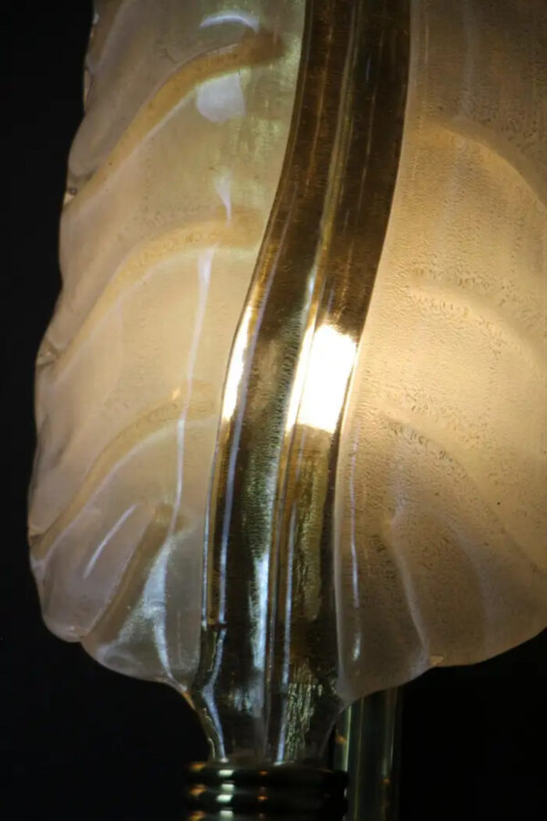 Paire d'appliques en verre de Murano