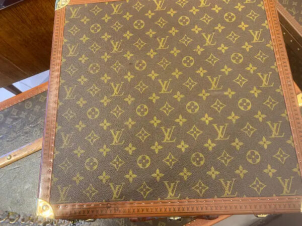 malle à chapeau Louis Vuitton monogramme vintage