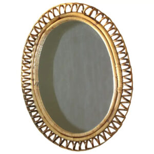 Miroir ovale vintage italien