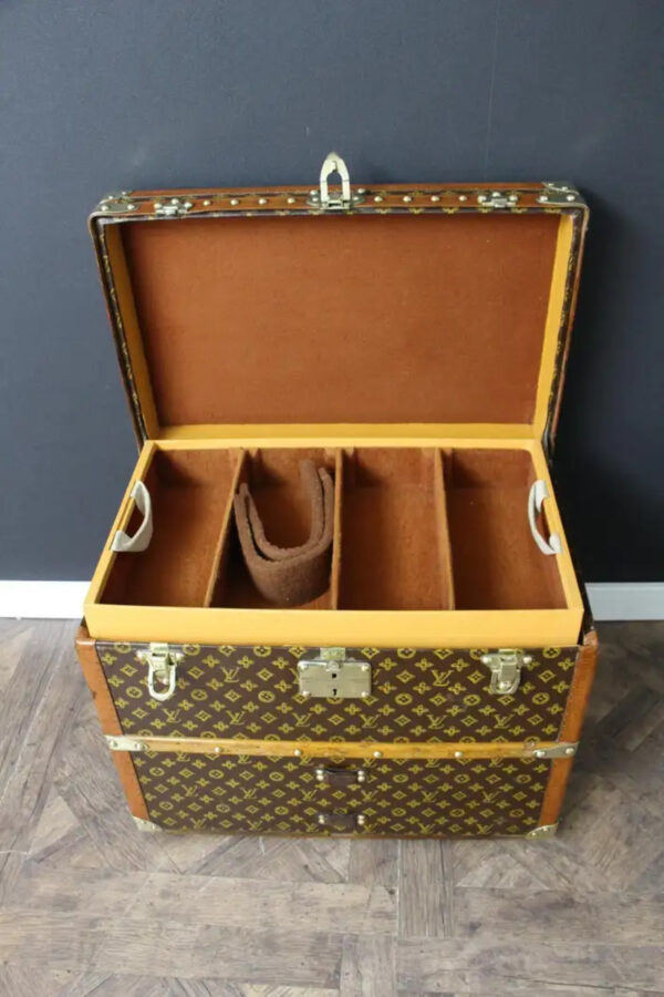 Rare malle à chaussures Louis Vuitton