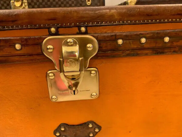 rare malle Louis Vuitton orange