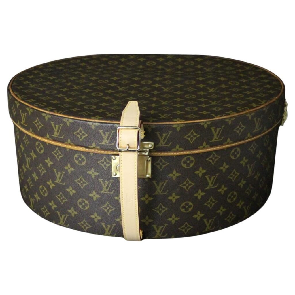 Boite à chapeaux Louis Vuitton ronde 50 cm