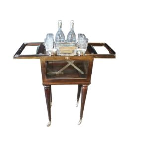 Meuble bar pliant à système, meuble bar d’appartement, meuble bar vintage