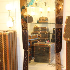 Grand miroir mural cristal Arte avec porte manteaux ou parapluies