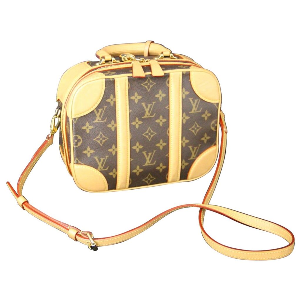 Sac Louis Vuitton mallette en toile monogram